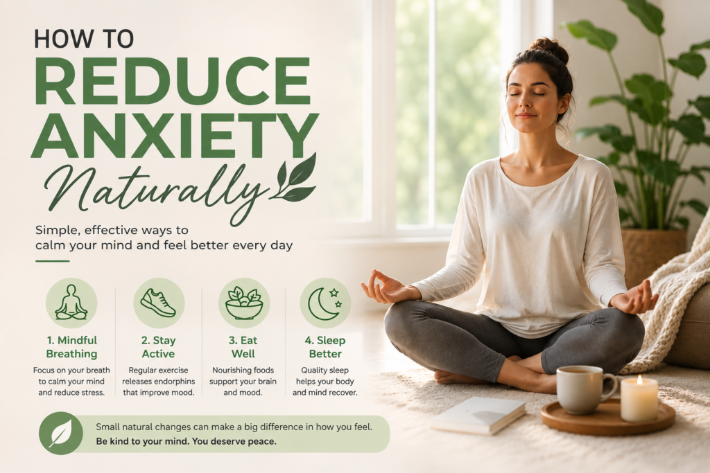 how to reduce anxiety naturally