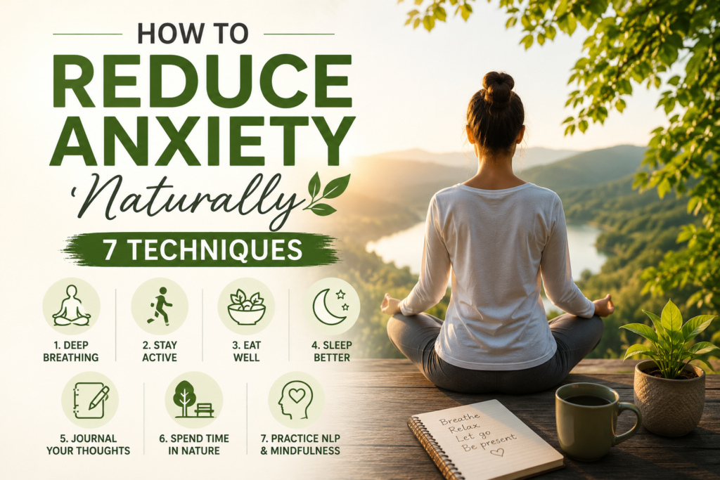 How to reduce anxiety naturally – 7 Techniques
